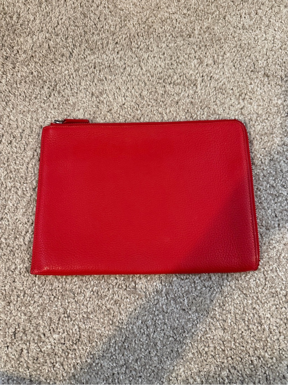 Leatherology Red Leather Tablet Sleeve